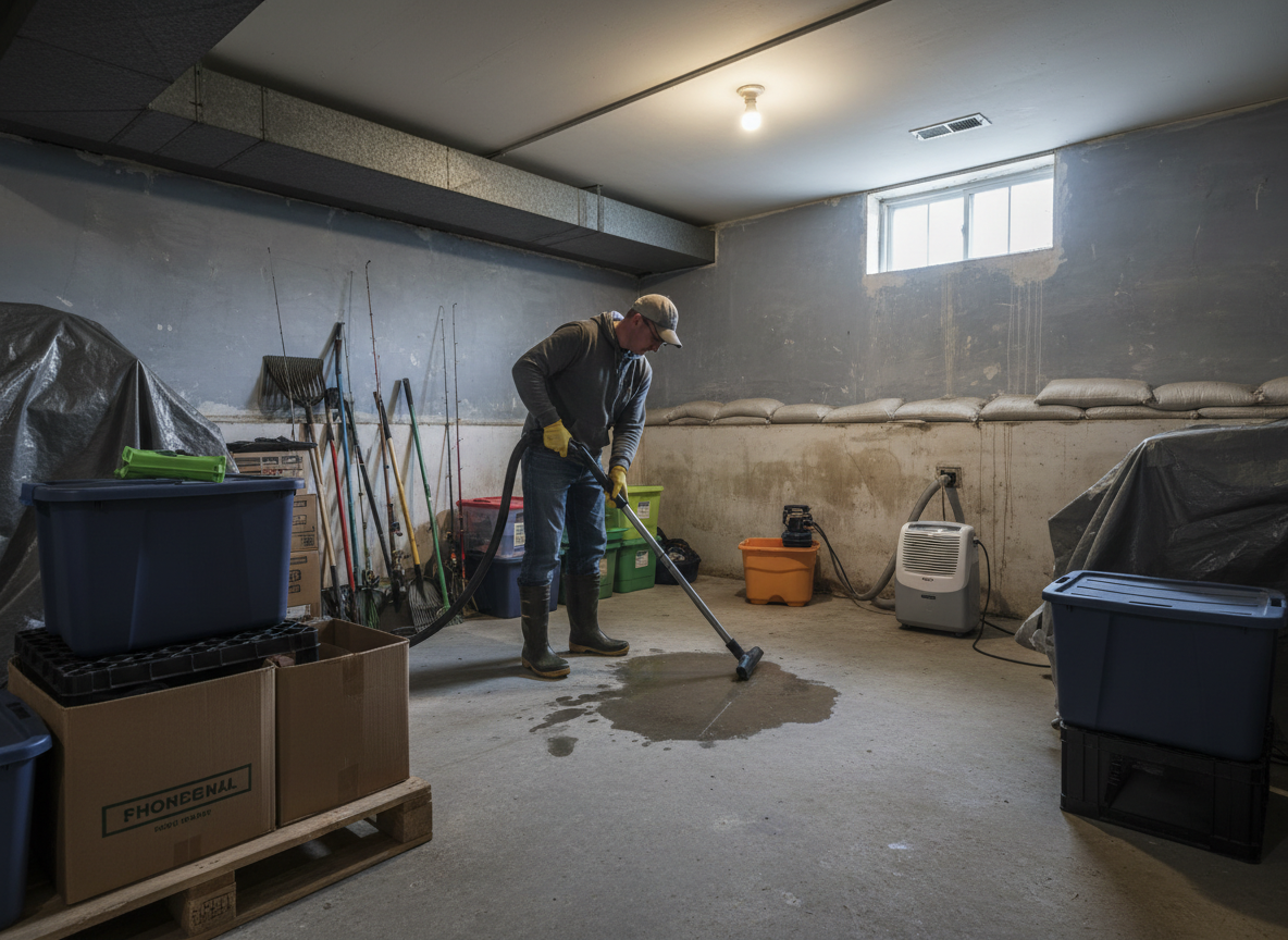 Basement Water Removal in Carson, IA