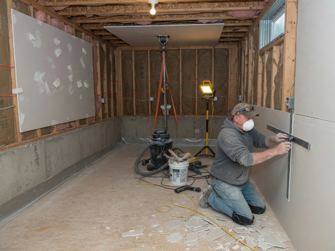 Basement Drywall in Ogden, IA