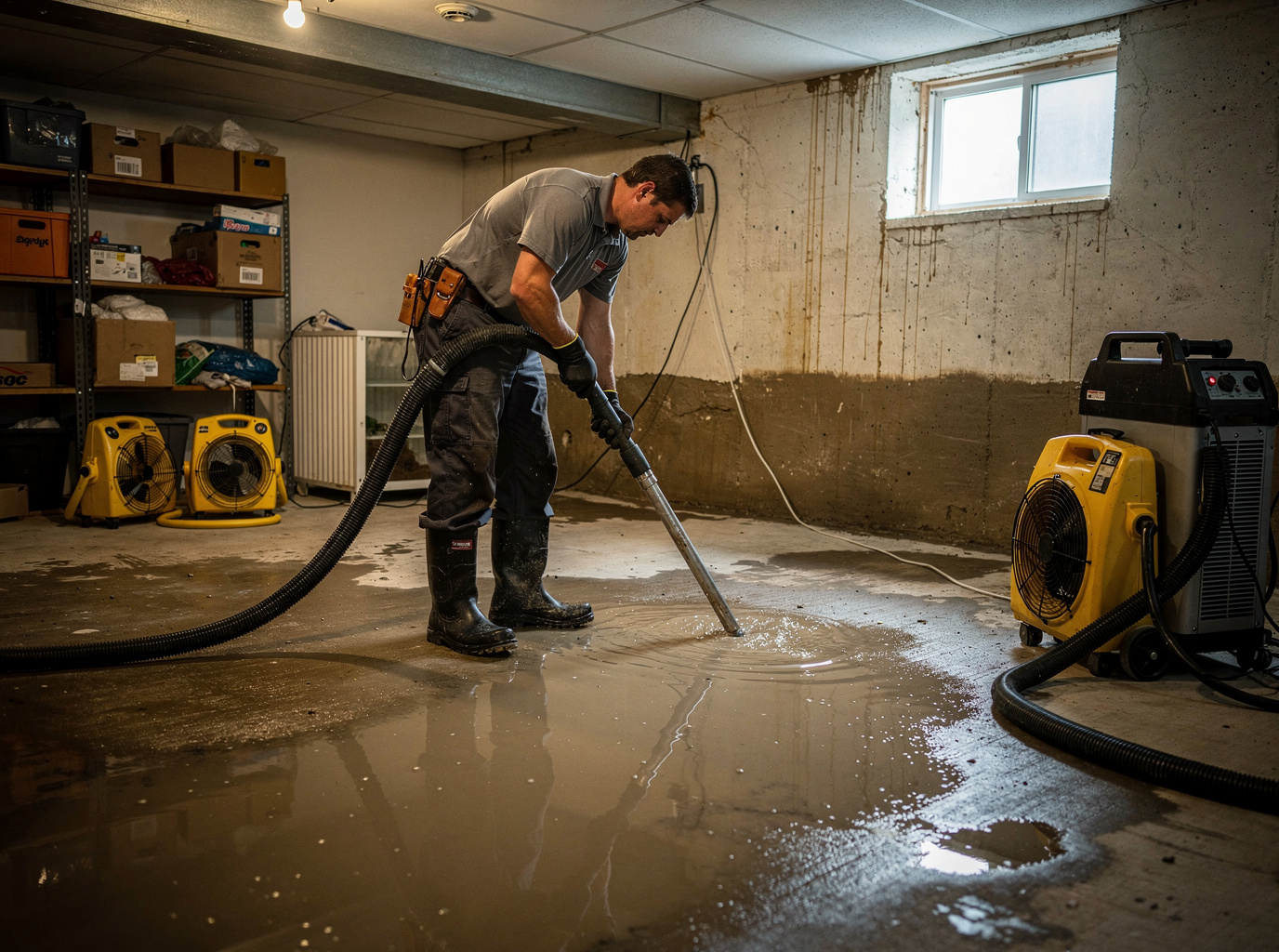 Stormwater Basement Flood Cleanup in Ogden, IA